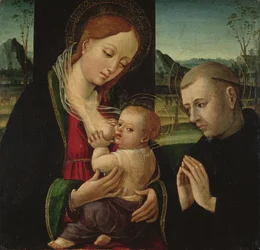 Madonna füttert das Christuskind, ca. 1500-30